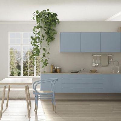 Peinture de rénovation multi-supports V33 Easy Reno bleu gris satin 2L