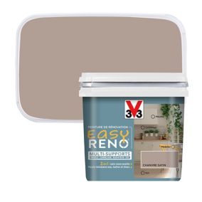 Peinture de rénovation multi-supports V33 Easy Reno chanvre satin 0,75L