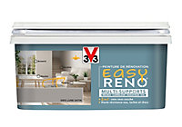 Peinture de rénovation multi-supports V33 Easy Reno gris lune satin 2L