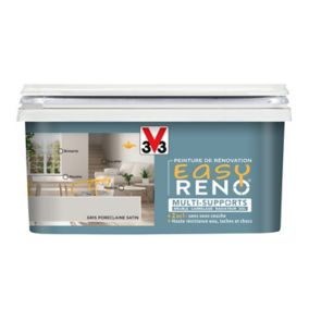 Peinture de rénovation multi-supports V33 Easy Reno gris porcelaine satin 2L