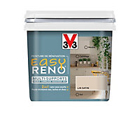 Peinture de rénovation multi-supports V33 Easy Reno lin satin 0,75L