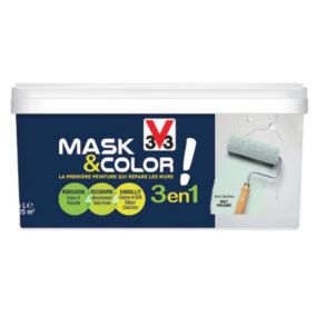 Peinture de rénovation multi-supports V33 Mask & color vert opaline mat 2,5L