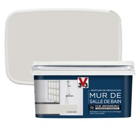 Peinture de rénovation mur de salle de bain V33 plume satin 2L