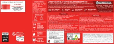 Peinture de rénovation radiateur électroménager V33 blanc satin 2L