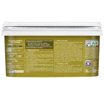 Peinture de rénovation sol et escalier V33 plume satin 2L