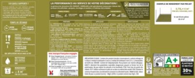 Peinture de rénovation sol, parquet, carrelage V33 tendre gris satin 0,75L