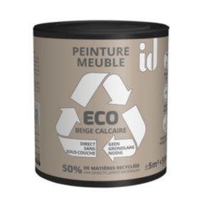 Peinture ECO  pour boiseries et meubles - beige calcaire 500ml - ID PARIS