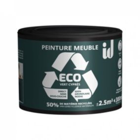 Peinture ECO  pour boiseries et meubles - vert cyprès 300ml - ID PARIS