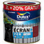Peinture Ecran+ Fer antirouille Dulux Valentine brillant rouge basque RAL 3004 2L +20% gratuit