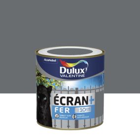 Peinture Ecran+ Fer protection antirouille Dulux Valentine brillant anthracite RAL 7016 0,5L