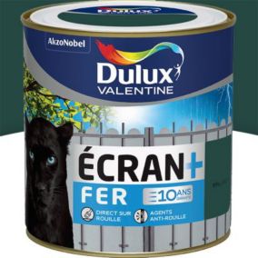 Peinture Ecran+ Fer protection antirouille Dulux Valentine brillant vert patrick 0,5L