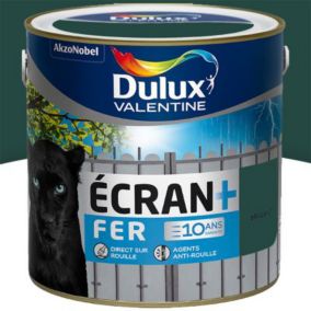 Peinture Ecran+ Fer protection antirouille Dulux Valentine brillant vert patrick 2L
