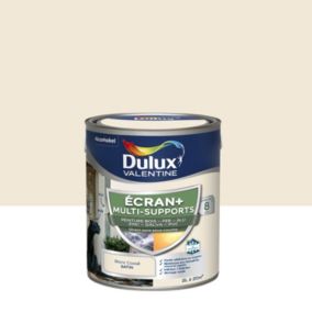 Peinture ECRAN + multi-supports Dulux Valentine satin blanc cassé 2L