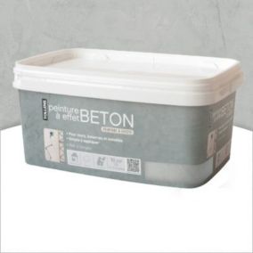 Peinture effet béton Tollens gris souris clair 2L