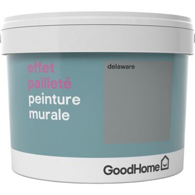 Peinture A Effet Paillettes Goodhome Gris Delaware 2l Castorama