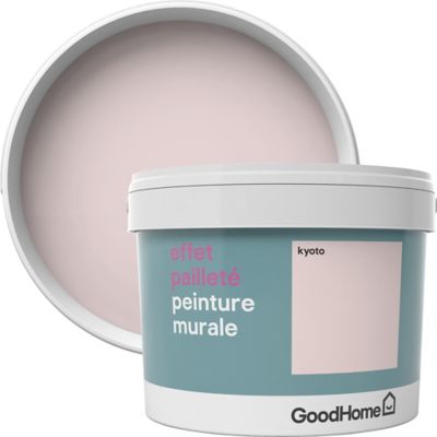 Peinture A Effet Paillettes Goodhome Rose Kyoto 2l Castorama