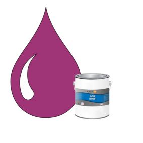 Peinture extérieure bois - Résistante aux intempéries POK BOIS - 1L - RAL 4006 - Pourpre Signalisation - Clic & Pok