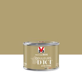 Peinture extérieure bois Couleurs d'ici jaune tendre Velours V33 0,125L