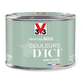 Peinture extérieure bois Couleurs d'ici vert pastel Velours V33 0,125L