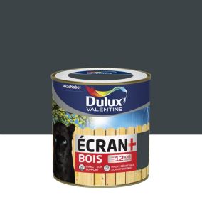 Peinture extérieure bois Ecran+ Bois Dulux Valentine satin anthracite RAL 7016 0,5L