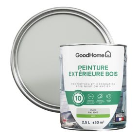 Peinture extérieure bois GoodHome RAL 9002 gris inuvik satin 2.5L