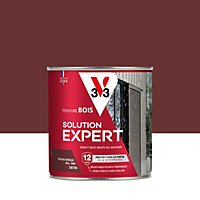 Peinture extérieure bois Solution expert rouge basque satin V33 500ml