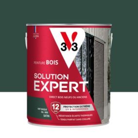 Peinture extérieure bois Solution expert vert basque satin V33 2,5L