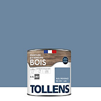 Peinture extérieure bois Tollens satin bleu provence 500ml
