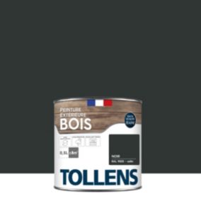 Peinture extérieure bois Solution expert noir charbon satin V33