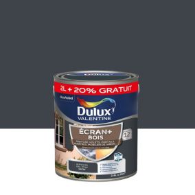 Peinture extérieure Ecran + bois Dulux Valentine satin anthracite 2L +20% gratuit