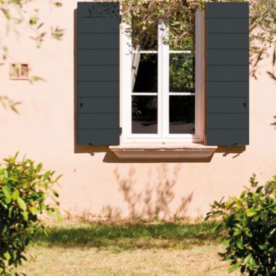 Peinture extérieure Ecran+ bois Dulux Valentine satin gris anthracite 2L