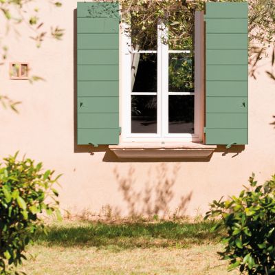Peinture extérieure Ecran+ bois Dulux Valentine satin vert provence 500 ml
