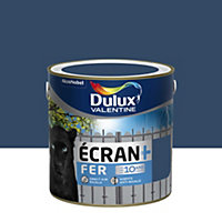 Peinture extérieure Ecran+ Fer protection antirouille Dulux Valentine brillant marine RAL 5003 2L