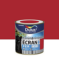 Peinture extérieure Ecran+ Fer protection antirouille Dulux Valentine brillant rouge agricole 0,5L