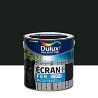 Peinture extérieure Ecran+ Fer protection antirouille Dulux Valentine mat noir 2L