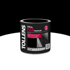 Peinture extérieure et intérieure fer noir satin Tollens 0,25L