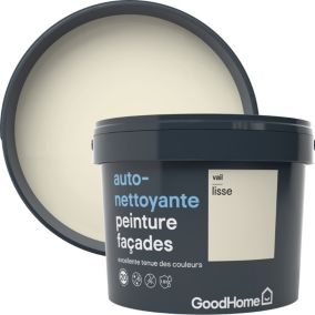 Peinture extérieure façade autonettoyante Premium GoodHome crème Vail 10L