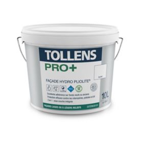 Peinture extérieure façade Hydro Pliolite Tollens pro + blanc 10L