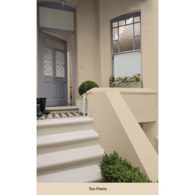 Peinture extérieure façade monocouche microporeuse Valbalith Dulux Valentine mat ton pierre 12L