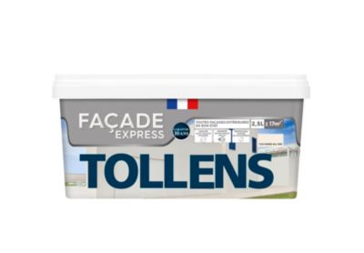 Peinture extérieure façade Tollens express RAL 9001 ton pierre 2,5L