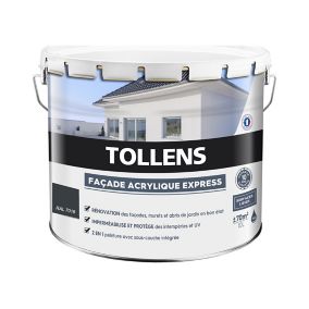 Peinture extérieure façade Tollens express ton gris 10L