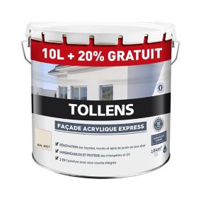 Peinture extérieure façade Tollens express ton pierre 10L+ 20% gratuit