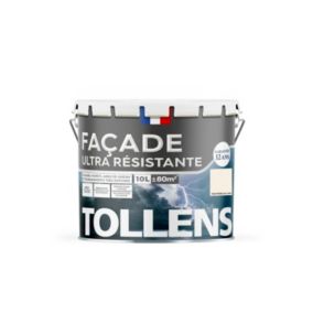 Peinture extérieure façade Tollens ultra résistante RAL 9001 beige ton pierre 10L