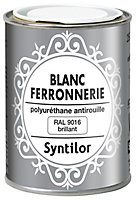 Peinture extérieure fer antirouille blanc brillant Syntilor 250ml