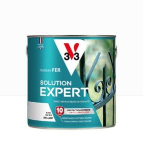 Peinture extérieure fer Solution expert blanc brillant V33 2L