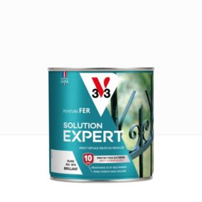Peinture extérieure fer Solution expert blanc brillant V33 500ml