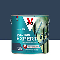 Peinture extérieure fer Solution expert bleu hoggar brillant V33 2L