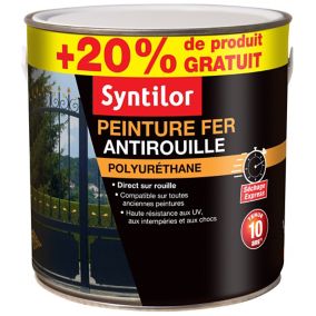 Peinture extérieure fer Syntilor Ultra Protect gris clair 1,5L + 20% gratuit