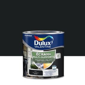 Peinture extérieure multi-supports Ecran+ Dulux Valentine satin noir 500ml