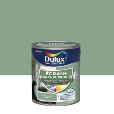 Peinture extérieure bois Ecran + DULUX VALENTINE Vert Basque satiné 2l main image 1